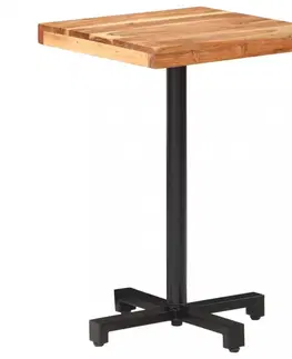 Barové stolky Bistro stůl na kolečkách Dekorhome 70x70x75 cm