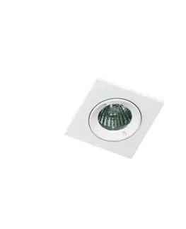 Bodovky do podhledu na 230V AZzardo PABLO koupelnové podhledové svítidlo 1x GU10 50W bez zdroje 8cm hranaté IP54, bílé
