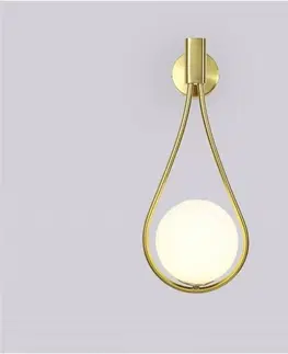 Svítidla TooLight Nástěnná lampa Ball 40 cm zlatá