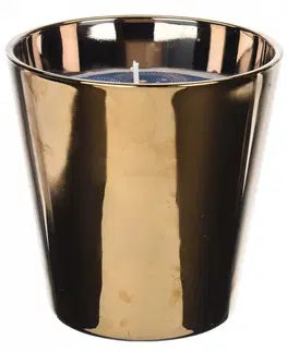 Svíčky DekorStyle Vonná svíčka ve zlatém skle 11 cm