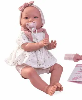 Hračky panenky ANTONIO JUAN - 81278 Můj první REBORN ALEJANDRA - realistická panenka s měkkým látkovým tělem