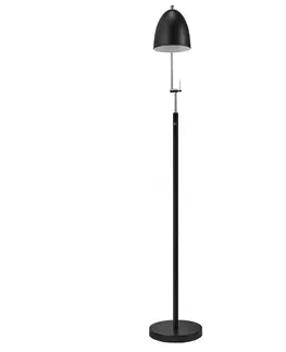 Stojací lampy se stínítkem NORDLUX stojací lampa Alexander 15W E27 černá 48654003