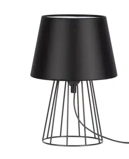 Lampy   7661104 - Stolní lampa MANGOO 1xE27/40W/230V černá 
