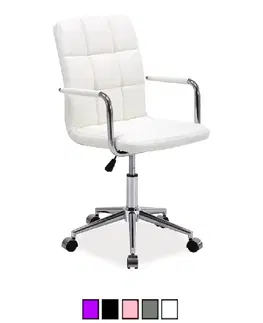 Kancelářské židle Signal Kancelářské křeslo Q-022 Barva: Bílá