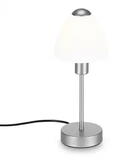 Lampy na noční stolek BRILONER Stolní lampa, 32 cm, max. 25 W, stříbrná BRILO 7025-014