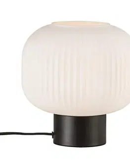 Lampy na noční stolek NORDLUX stolní lampa Milford 4W E27 černá opál 48965001