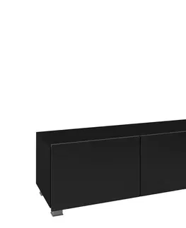 TV stolky ArtGiB TV stolek 150 CALABRINI C-12 Barva: černá / černý lesk