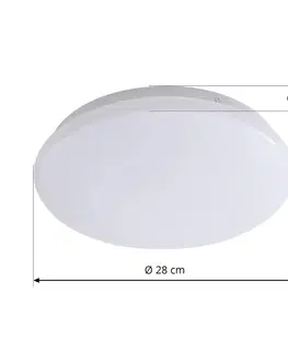 Inteligentní stropní svítidla Lindby Lindby Smart LED stropní svítidlo Emeryn opálová bílá 3 000 K Tuya