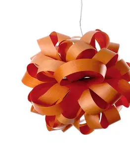Závěsná světla LZF LamPS LZF Agatha Ball závěsné světlo, 84x80cm, oranžová