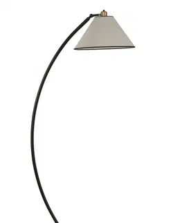 Svítidla Opviq Stojací lampa Hilal 170 cm světle šedá