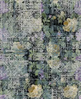 Koberce a koberečky Conceptum Hypnose Koberec Violeta 80x150 cm šedý/zelený