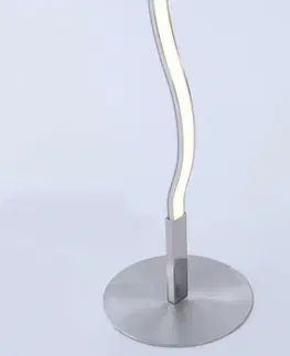 LED stojací lampy LEUCHTEN DIREKT is JUST LIGHT LED stojací svítidlo, ocel, design vlny 3000K LD 15168-55