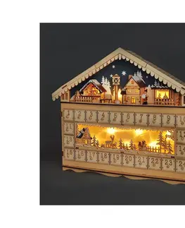 Vánoční dekorace Brilagi Brilagi - LED Adventní kalendář LED/2xAA borovice 