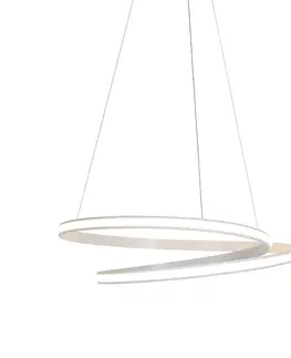 Zavesna svitidla Moderní závěsné svítidlo bílé 74 cm včetně LED stmívatelné - Rowan