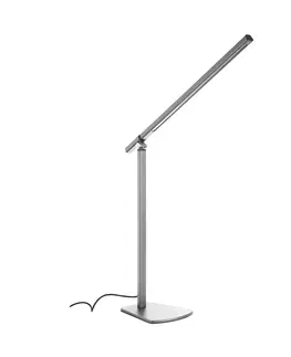 Stolní lampy kancelářské NOWA GmbH LED stolní lampa Marek, stmívatelná, stříbrná