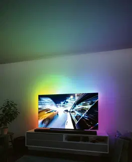 LED pásky na USB PAULMANN EntertainLED USB LED Strip osvětlení TV 75 Zoll 3,1m 5W 60LEDs/m RGB+