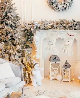 Vánoční dekorace Úžasná dekorační mikulášská kozačky s motivem stromku
