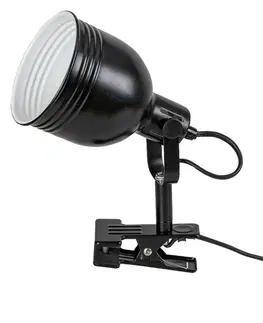 Industriální stolní lampy Rabalux stolní lampa Flint E14 1x MAX 25W černá 3092