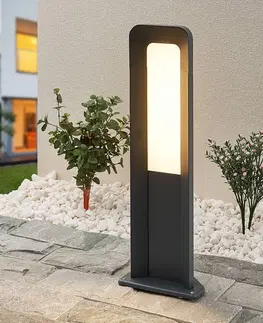 Sloupková světla Lucande Lucande Secunda LED svítidlo na soklu, výška 50 cm