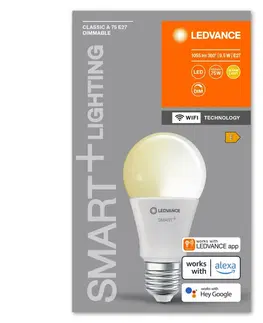 LED žárovky OSRAM LEDVANCE SMART+ WiFi A75 9,5W 230V DIM FR E27 4058075778498