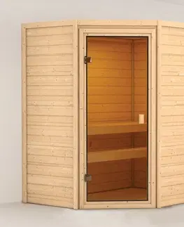 Sauny Interiérová finská sauna 195 x 145 cm Dekorhome
