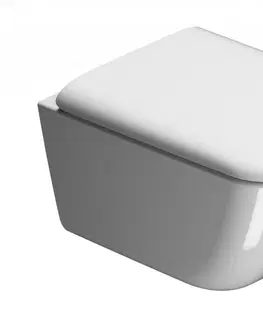 WC sedátka GSI SAND WC sedátko, Soft Close, bílá/chrom MS90C11