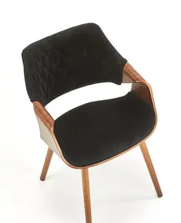 Židle HALMAR Jídelní židle Kara A černá
