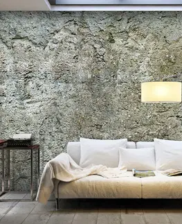 Tapety s imitací cihly, kamene a betonu Fototapeta XXL s motivem kamenné bariéry