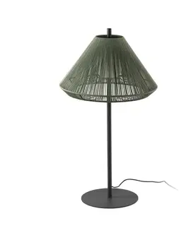 Stojací svítidla FARO SAIGON OUT C70 stojací lampa, olivová zelená 1M