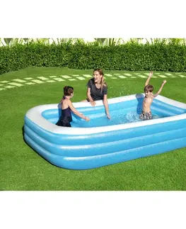 Bazény Bestway Nafukovací bazén rodinný obdélníkový, 305 x 183 x 56 cm
