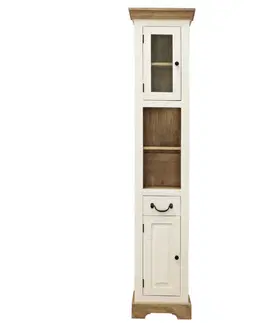 Koupelnový nábytek Skříňka do koupelny Retro 40x190x35 z mangového dřeva