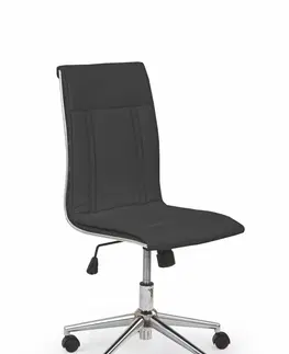 Kancelářské židle HALMAR Kancelářská židle Porto černá
