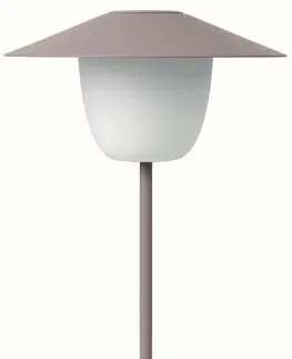 Zahradní lampy Přenosná LED lampička nízká starorůžová BLOMUS
