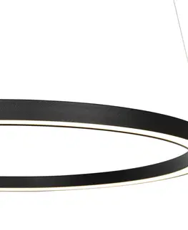 Zavesna svitidla Chytrá závěsná lampa černá 60 cm včetně LED stmívatelné v Kelvinech - Anello