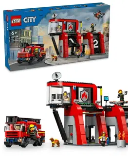 Hračky LEGO LEGO -  City 60414 Hasičská stanice s hasičským vozidlem