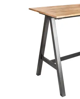 Barové stolky LuxD Barový stůl Queen 120 cm divý dub