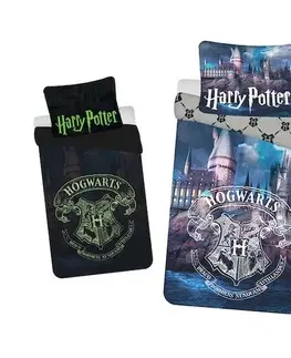 Povlečení Jerry Fabrics Bavlněné povlečení Harry Potter HP054 svíticí, 140 x 200 cm, 70 x 90 cm