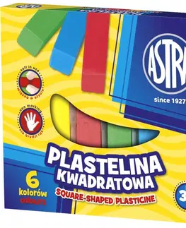 Hračky ASTRA - Plastelína hranatá 6 barev, 83811908