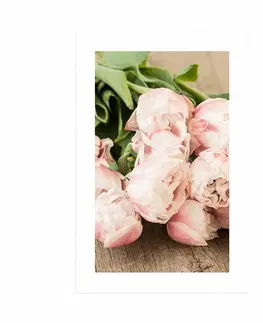 Květiny Plakát s paspartou romantická kytice