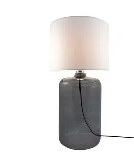 Designové stolní lampy ZUMALINE Stolní lampa AMARSA GRAFIT 5509WH
