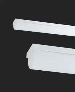 Klasická nástěnná svítidla OSMONT 51421 SYLVIA 1 stropní/nástěnné skleněné svítidlo bílá IP44 3000 K 18W LED