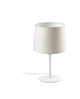 Designové stolní lampy FARO CONGA S bílá/béžová stolní lampa