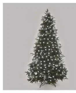 Vánoční řetězy a lamety EMOS Světelný LED řetěz Cherry s časovačem 48 m studená bílá