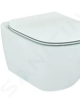 Záchody IDEAL STANDARD Tesi Závěsné WC se sedátkem SoftClose, AquaBlade, bílá T354601