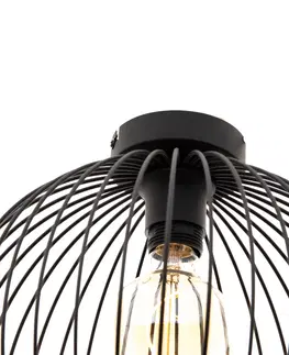 Stropni svitidla Moderne hanglamp zwart 30x26 cm E27 - Koopa