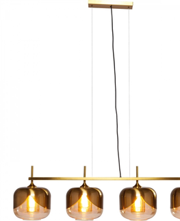 Designové lustry KARE Design Závěsné svítidlo Goblet Quattro - zlaté, Ø25 cm