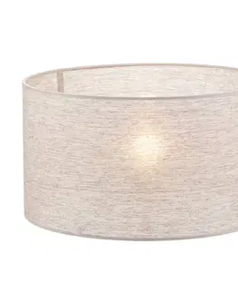 Stínidlo na lampu Duolla Stínidlo Roller, šedá, Ø 40 cm, výška 22 cm