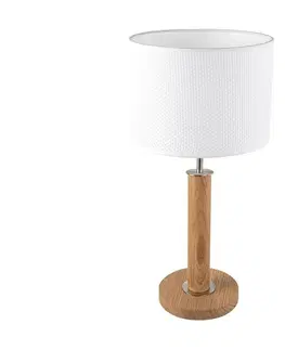 Lampy   7017400511546 - Stolní lampa BENITA 1xE27/60W/230V dub 