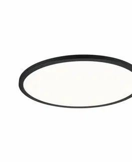 LED stropní svítidla PAULMANN LED Panel 3-krokové-stmívatelné Atria Shine kruhové 420mm 2800lm 3000K černá