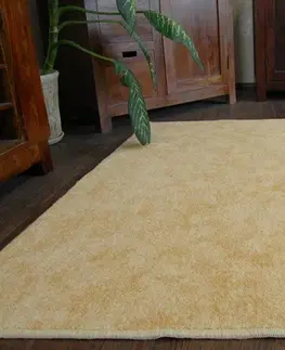 Koberce a koberečky Dywany Lusczow Kusový koberec SERENADE Hagy zlatý, velikost 150x400